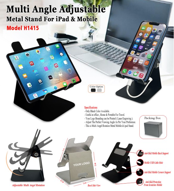 Adjustable Mobile Stand - Silver